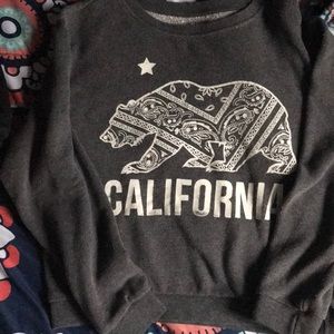 2 gray long sleeves (xs)